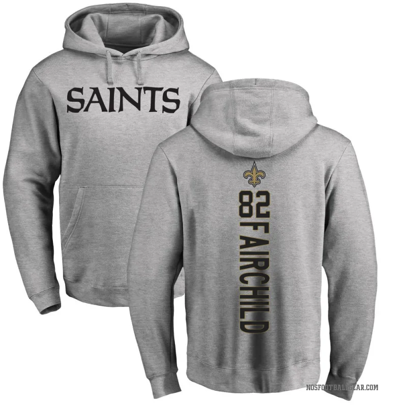 Mason Fairchild Men's New Orleans Saints Pro Line Ash Backer Pullover Hoodie